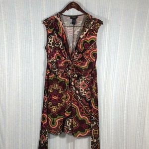 Alynpaige Sleeveless Boho Dress-Size Large